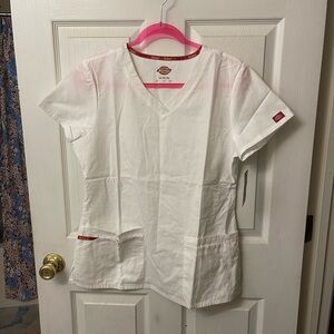 Dickies Scrub Top | Medium | White